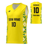 Basketball Jersey Aztec - Yellow